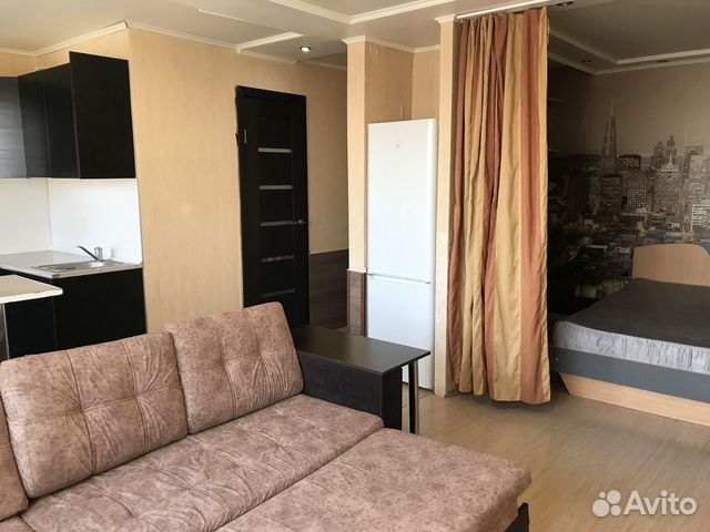 

Квартира-студия, 36 м², 2 кровати
