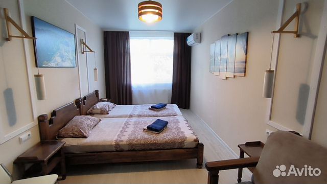 

1-к. квартира, 42 м², 3 кровати