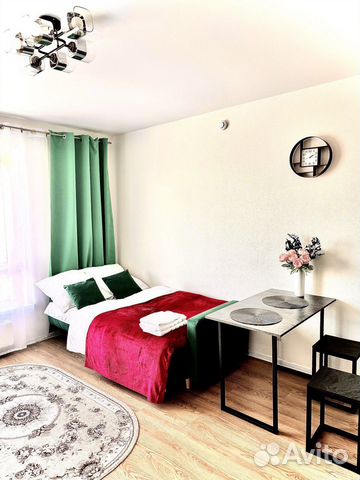 

Квартира-студия, 32 м², 1 кровать
