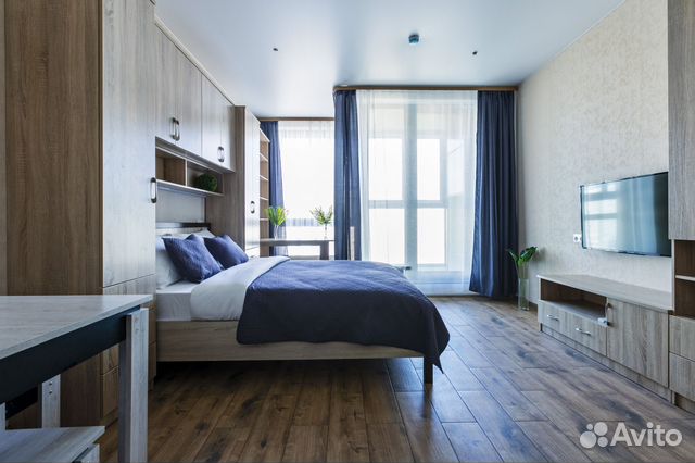 

Квартира-студия, 33 м², 1 кровать