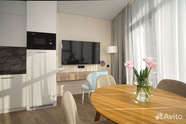 

1-к. квартира, 55 м², 2 кровати
