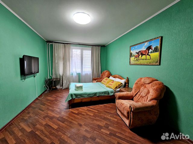 

1-к. квартира, 44 м², 2 кровати