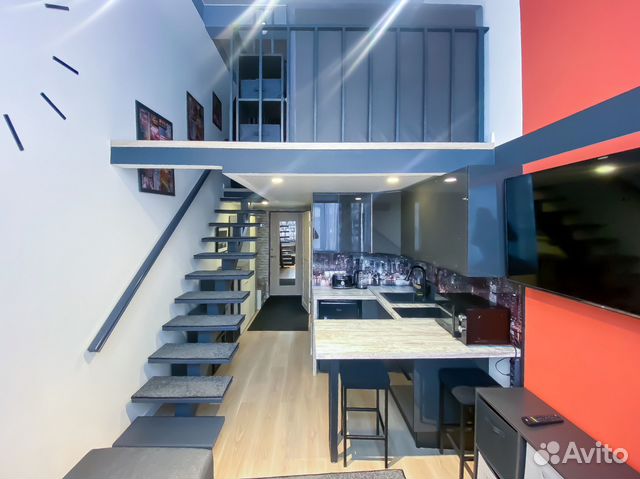 

Квартира-студия, 28 м², 2 кровати