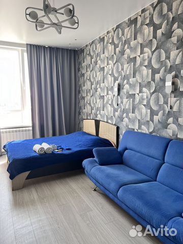 

1-к. квартира, 55 м², 2 кровати