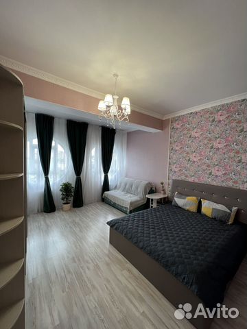 

1-к. квартира, 47 м², 2 кровати
