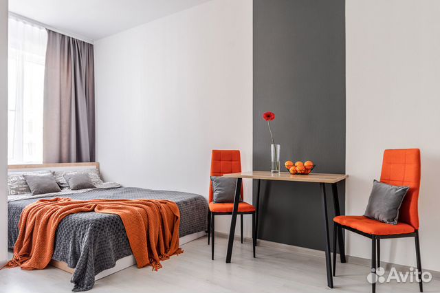 

Квартира-студия, 25 м², 2 кровати