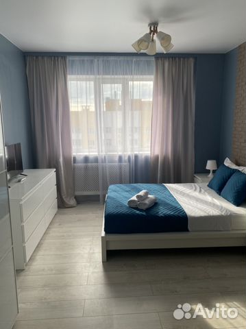 

1-к. квартира, 62 м², 2 кровати