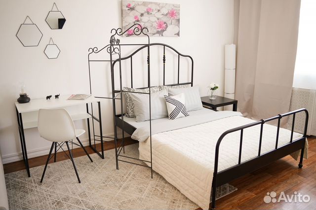 

1-к. квартира, 43 м², 2 кровати