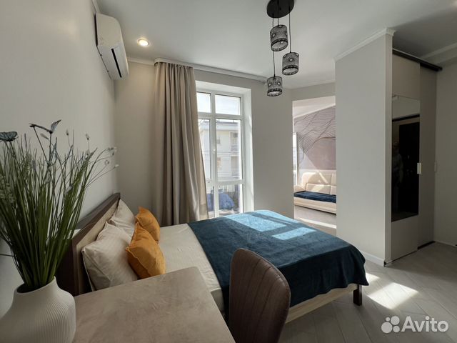 

Квартира-студия, 27 м², 2 кровати