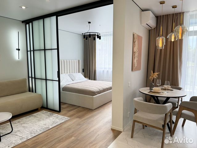 

Квартира-студия, 37 м², 2 кровати