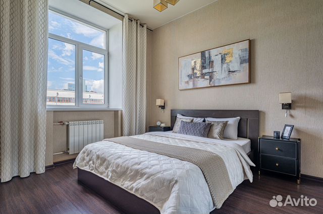 

1-к. квартира, 52 м², 2 кровати