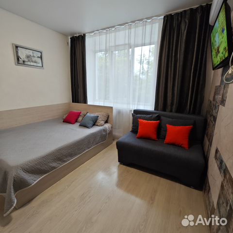 

Квартира-студия, 18 м², 2 кровати