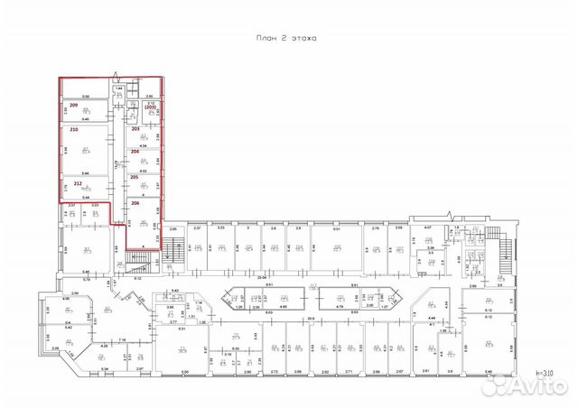 Офисное помещение, 134 м² Офисное помещение, 134 м²