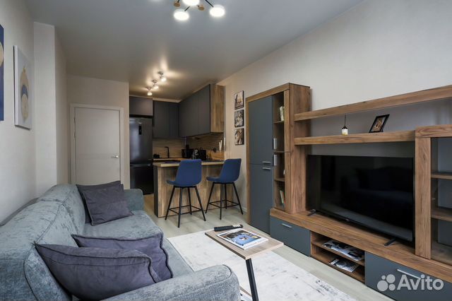 

1-к. квартира, 45 м², 2 кровати
