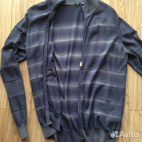 Кардиган Кофта на молнии Armani Jeans Кардиган Кофта на молнии Armani Jeans