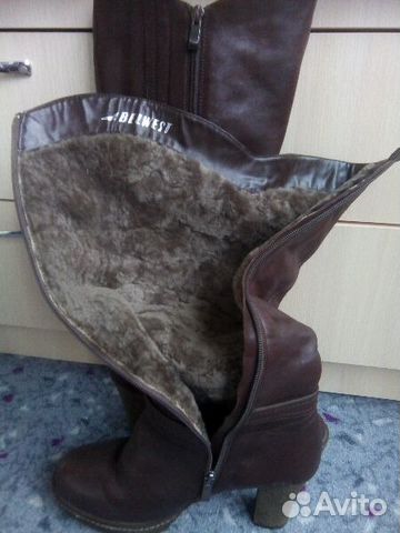 Сапоги зимние нат. кожа