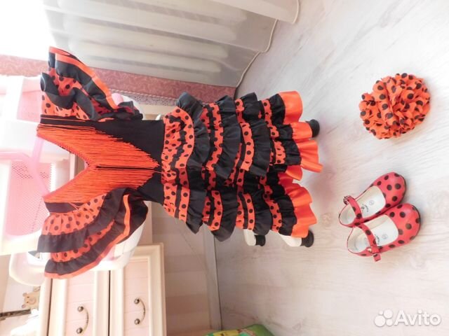 Испанский карнавальный/сценич. костюм танцовщицы