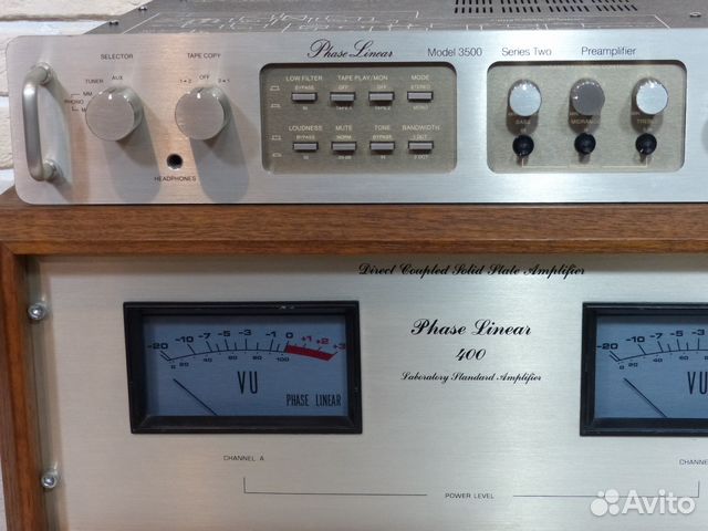 Phase Linear 400, 3500 Two poamp конец и пред