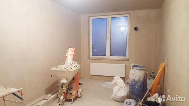Механизированная штукатурка стен, откосов, потолка Механизированная штукатурка стен, откосов, потолка