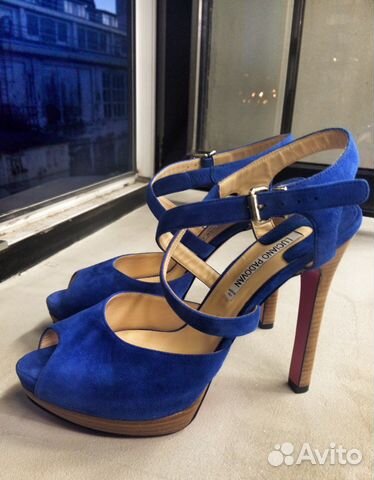 Замшевые сандалии Luciano Padovan 40 р