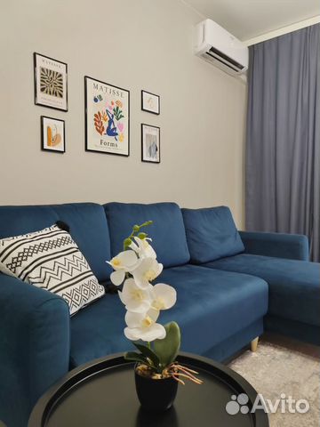 

1-к. квартира, 45 м², 3 кровати