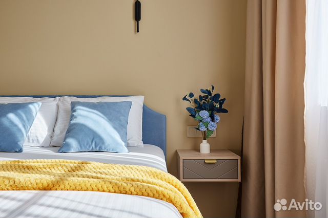

1-к. квартира, 45 м², 2 кровати