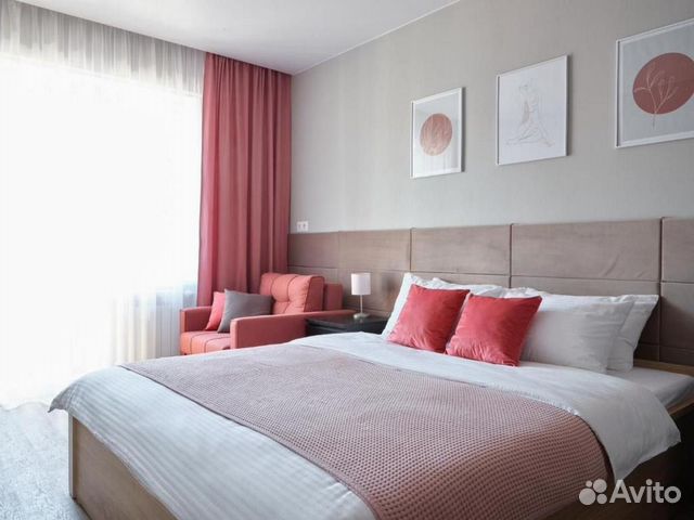 

Квартира-студия, 29 м², 2 кровати