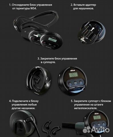 Корпус крепления съемного блока управления WS4