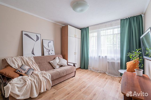 

1-к. квартира, 39 м², 2 кровати