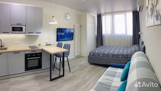 

Квартира-студия, 25 м², 2 кровати