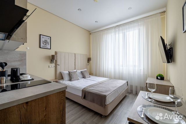 

Квартира-студия, 18 м², 1 кровать