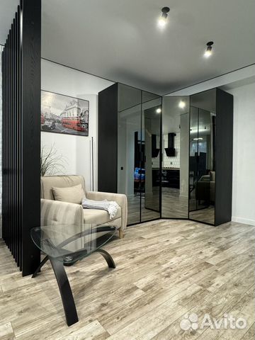 

Квартира-студия, 46 м², 2 кровати