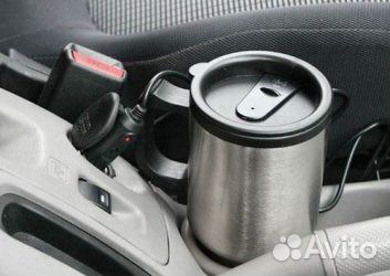 Автомобильная кружка с подогревом от прикуривателя Автомобильная кружка с подогревом от прикуривателя