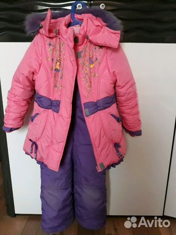 Комплект зимний для девочки Lemming, б/у
