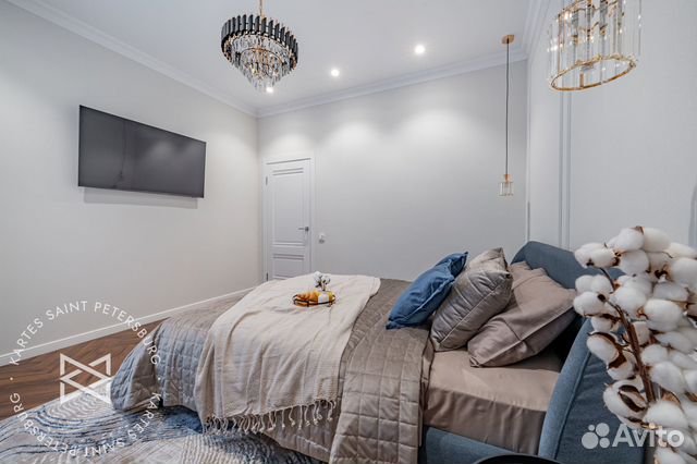 

1-к. квартира, 52 м², 2 кровати