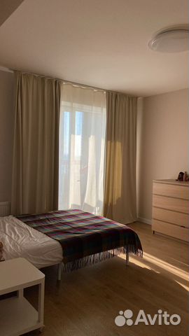 

1-к. квартира, 43,5 м², 2 кровати