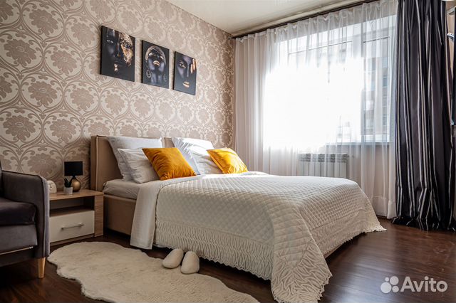 

1-к. квартира, 40 м², 2 кровати