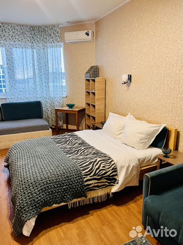 

1-к. квартира, 44 м², 3 кровати