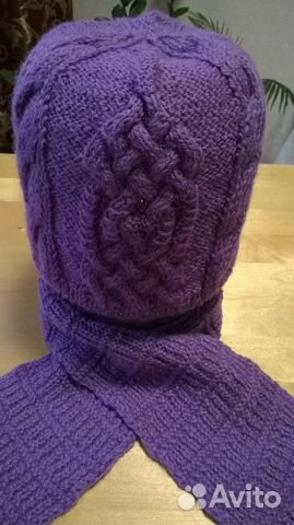 Комплект: шапка и шарф