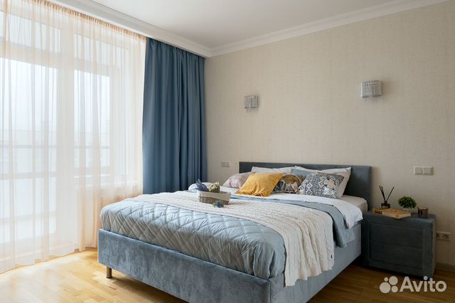 

1-к. квартира, 60 м², 2 кровати