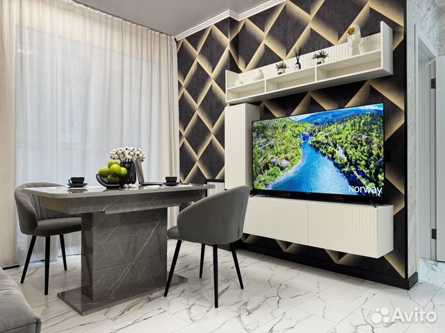 

1-к. квартира, 54 м², 2 кровати
