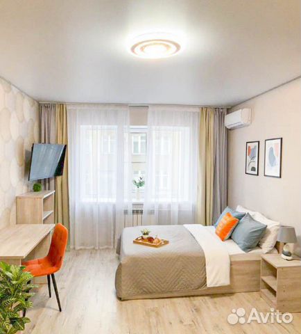 

1-к. квартира, 45 м², 2 кровати