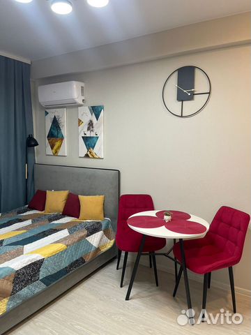 

Квартира-студия, 30 м², 2 кровати