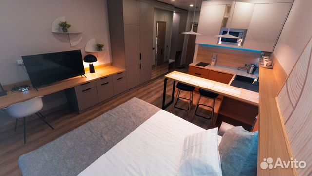 

Квартира-студия, 27 м², 1 кровать