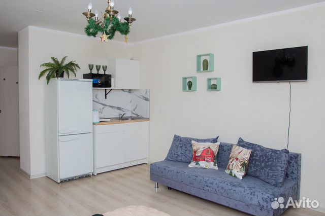 

Квартира-студия, 28 м², 2 кровати