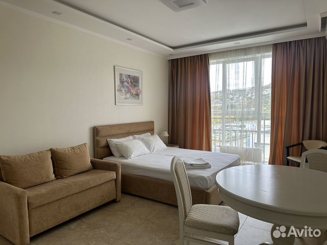 

Квартира-студия, 30 м², 2 кровати