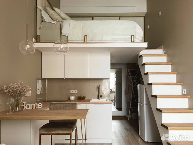 

Квартира-студия, 26 м², 2 кровати
