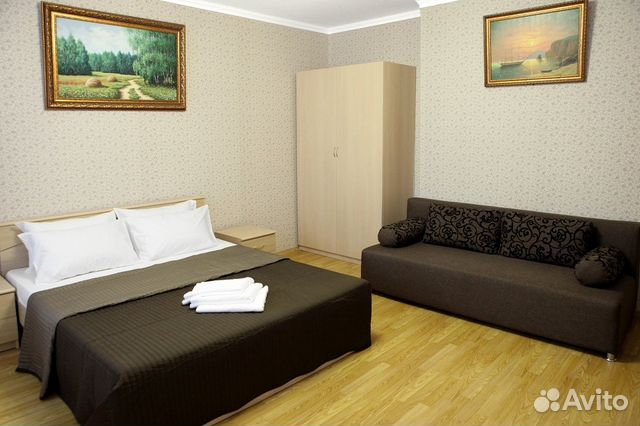 

1-к. квартира, 38 м², 2 кровати