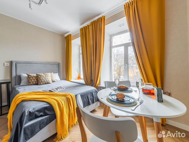 

Квартира-студия, 26 м², 2 кровати