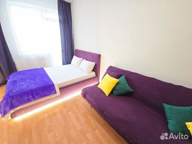 

1-к. квартира, 41 м², 2 кровати